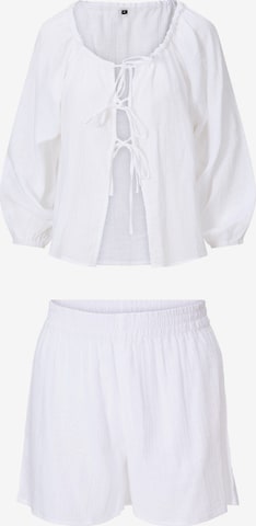 Pyjama LingaDore en blanc : devant