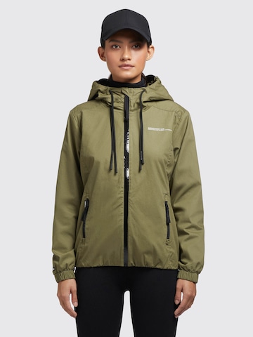 khujo Between-Season Jacket 'Rolava' in Green: front