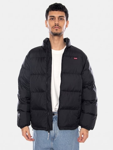 LEVI'S ® Between-season jacket 'Piedmont Short Red BW Jet Black' in Black