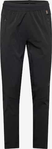 ADIDAS PERFORMANCE Tapered Sports trousers 'Designed For Training Cordura' in Black: front