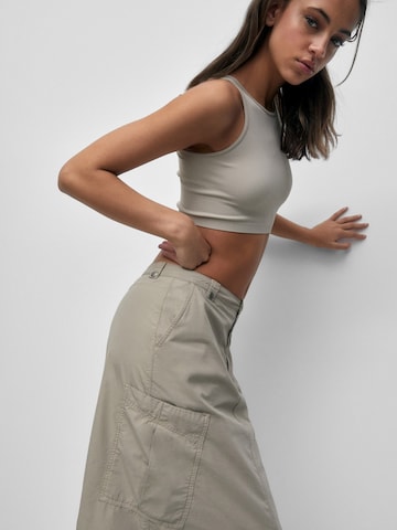 Pull&Bear Rok in Grijs