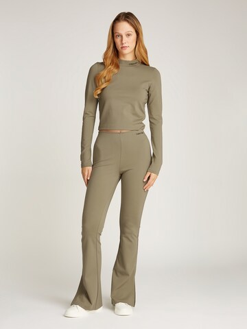 Calvin Klein Jeans Flared Leggings 'MILANO' in Grey