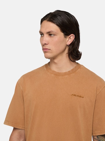 DICKIES Футболка 'PLENTYWOOD' в Коричневый