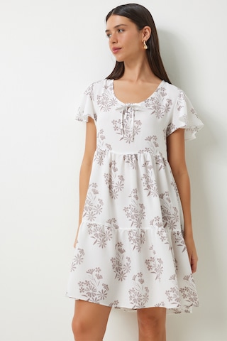 Happiness İstanbul Лятна рокля в бяло