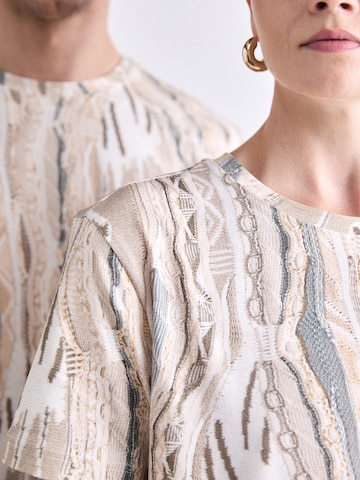 Carlo Colucci T-Shirt 'Erroi' in Beige