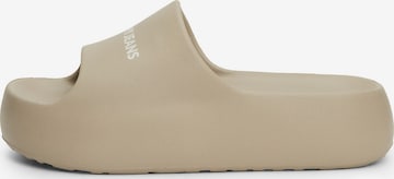 Tommy Jeans Mules in Beige: front