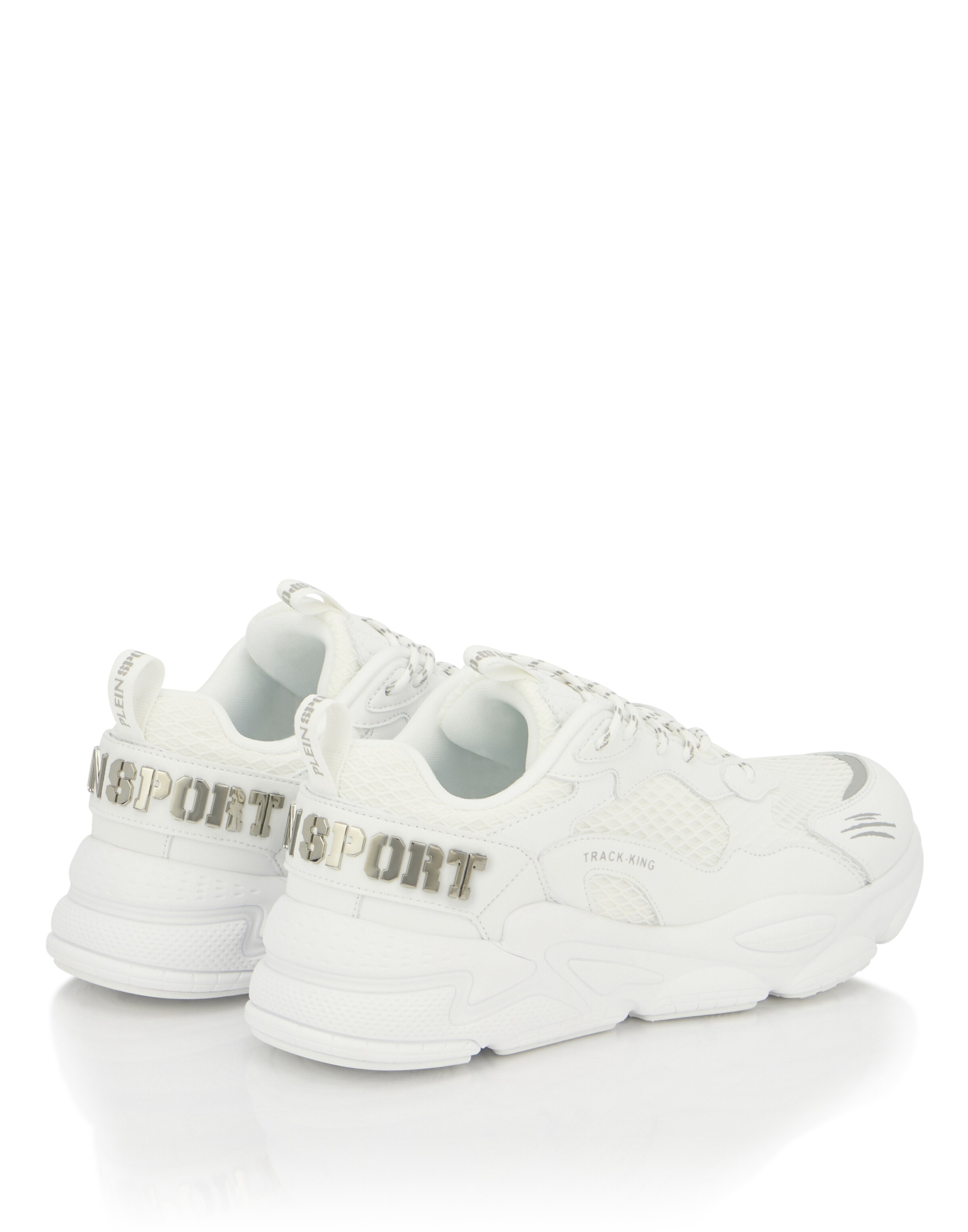 Plein Sport Sneakers laag 'Track King' in Wit