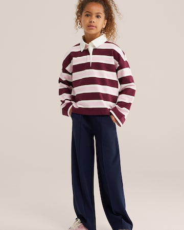 WE Fashion Regular Hose in Blau: Vorderseite