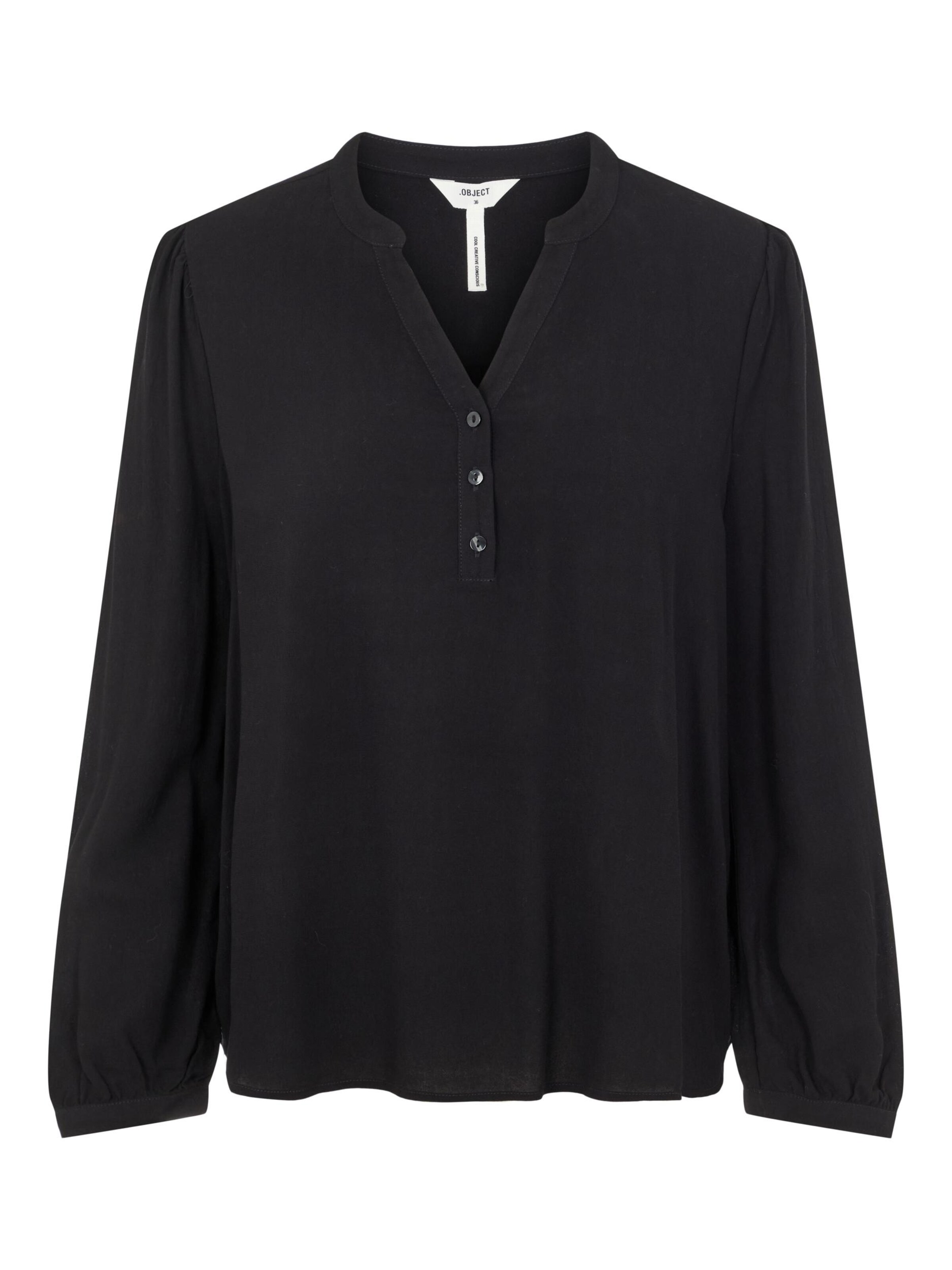 OBJECT - Blusa en negro: frente