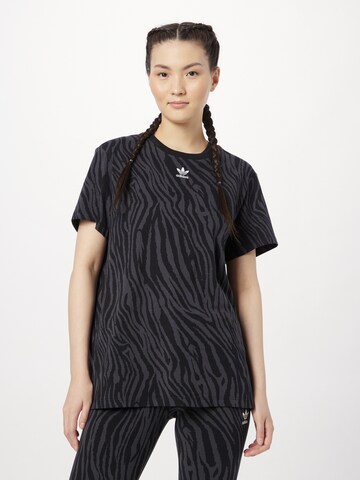 ADIDAS ORIGINALS Shirt 'Essential' in Black: front