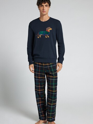 IUMAN Intimissimi Long Pajamas in Blue: front