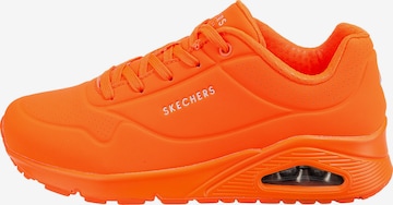 SKECHERS Rövid szárú sportcipők - narancs