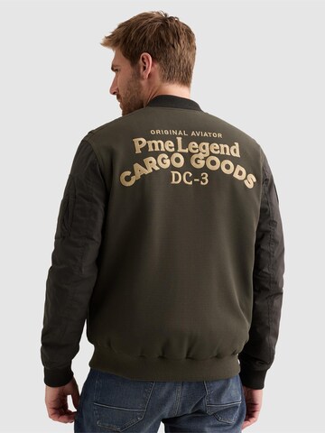 PME Legend Übergangsjacke 'Hybrid jacket with badges and zipper closure'‌‌‌‌‌‌‌‌‌ in Grün