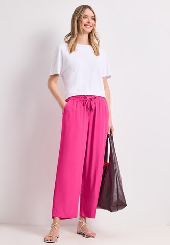 STREET ONE Wide leg Pants in Pink