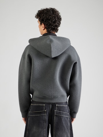 WEEKDAY Zip-Up Hoodie 'Simon' in Grey