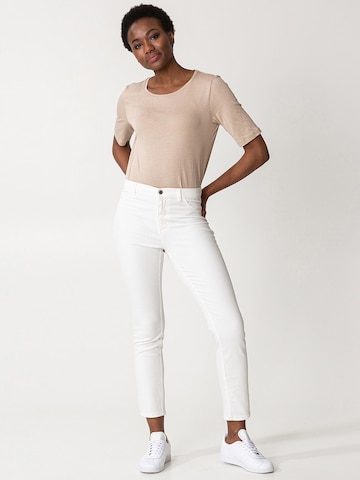 Indiska Slim fit Trousers 'Grace' in White