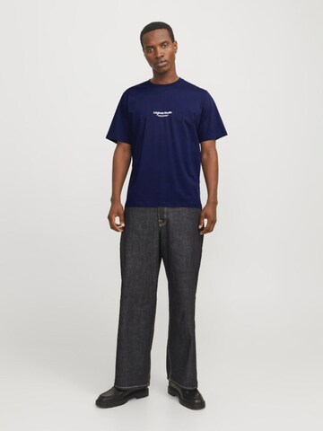 T-Shirt 'JORVesterbro' JACK & JONES en bleu : devant