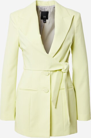 Blazer River Island en jaune : devant