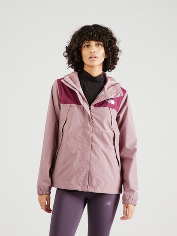 THE NORTH FACE Куртка в спортивном стиле 'ANTORA' в Ярко-розовый: спереди