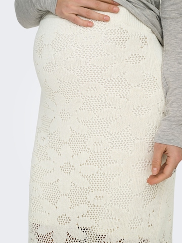 Only Maternity - Falda 'OLMISABELLA' en blanco