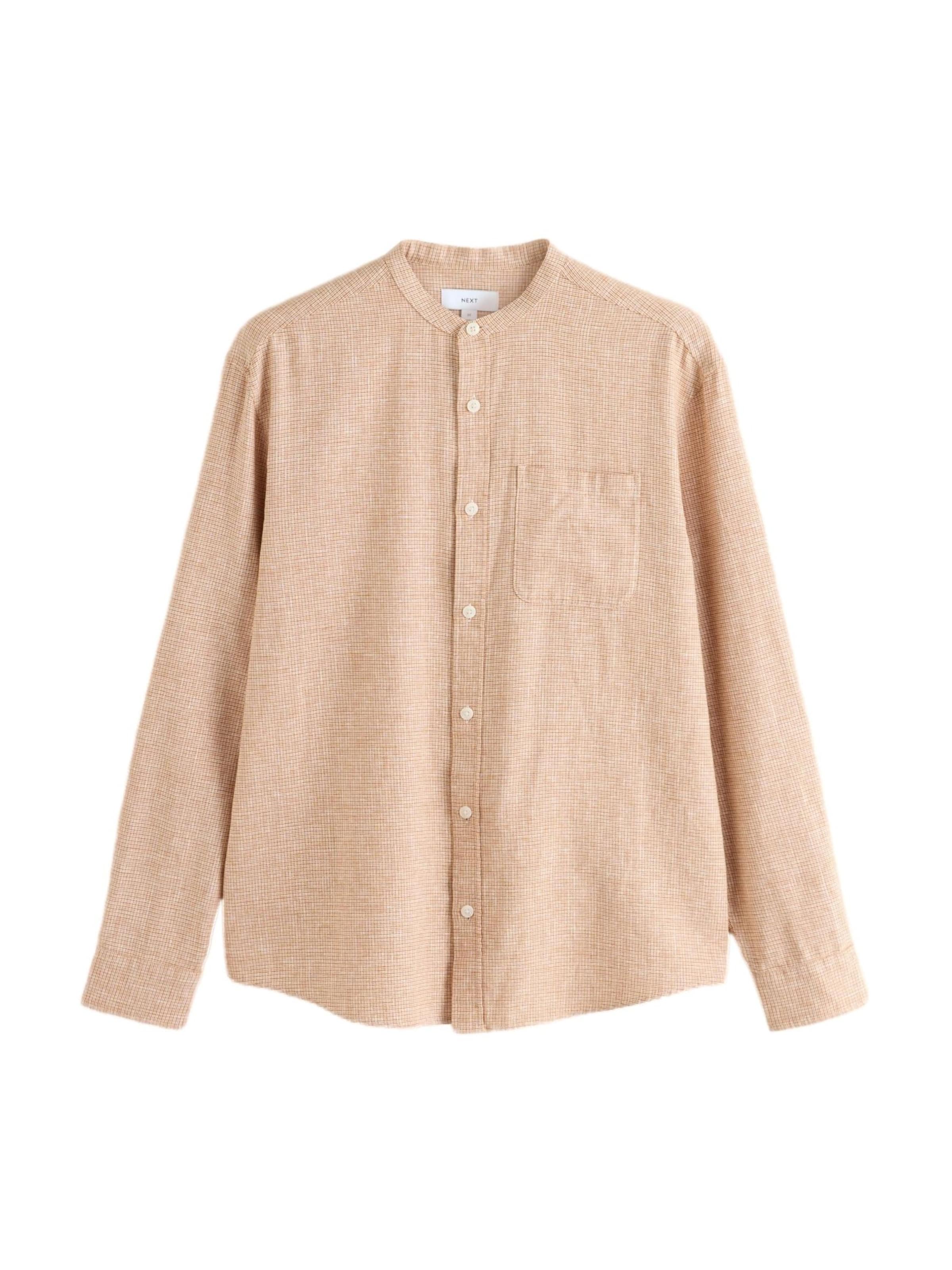 Next Средняя посадка Рубашка в Оранжевый: спереди