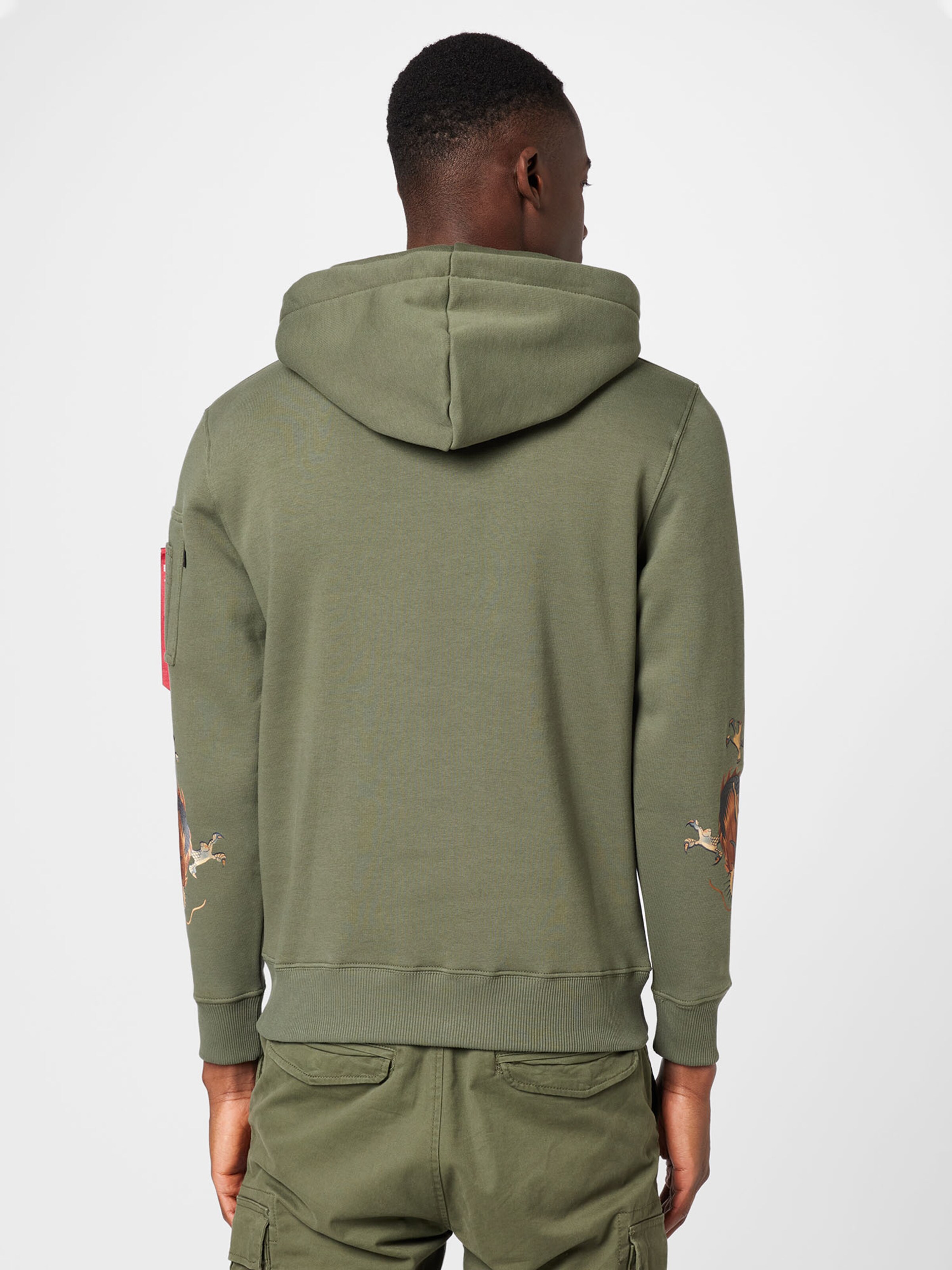 ALPHA ZIP-UP HOODIE Alpha Industries | escapeauthority.com