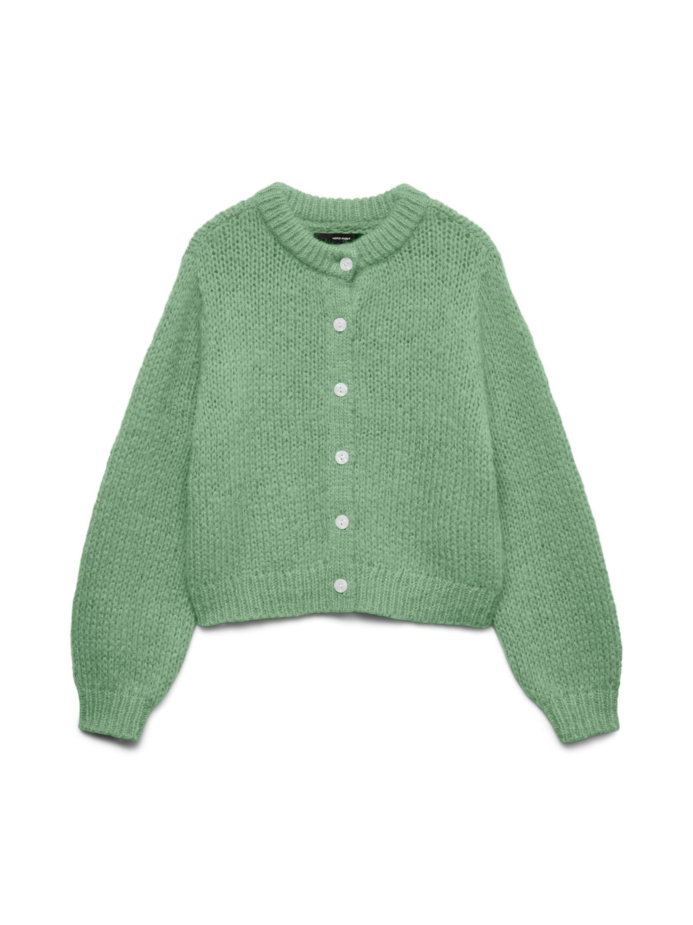 VERO MODA Strickjacke 'VMWilo' in Grün: Vorderseite