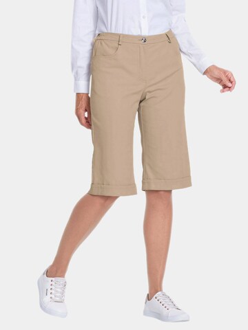 Goldner Regular Pants in Beige: front