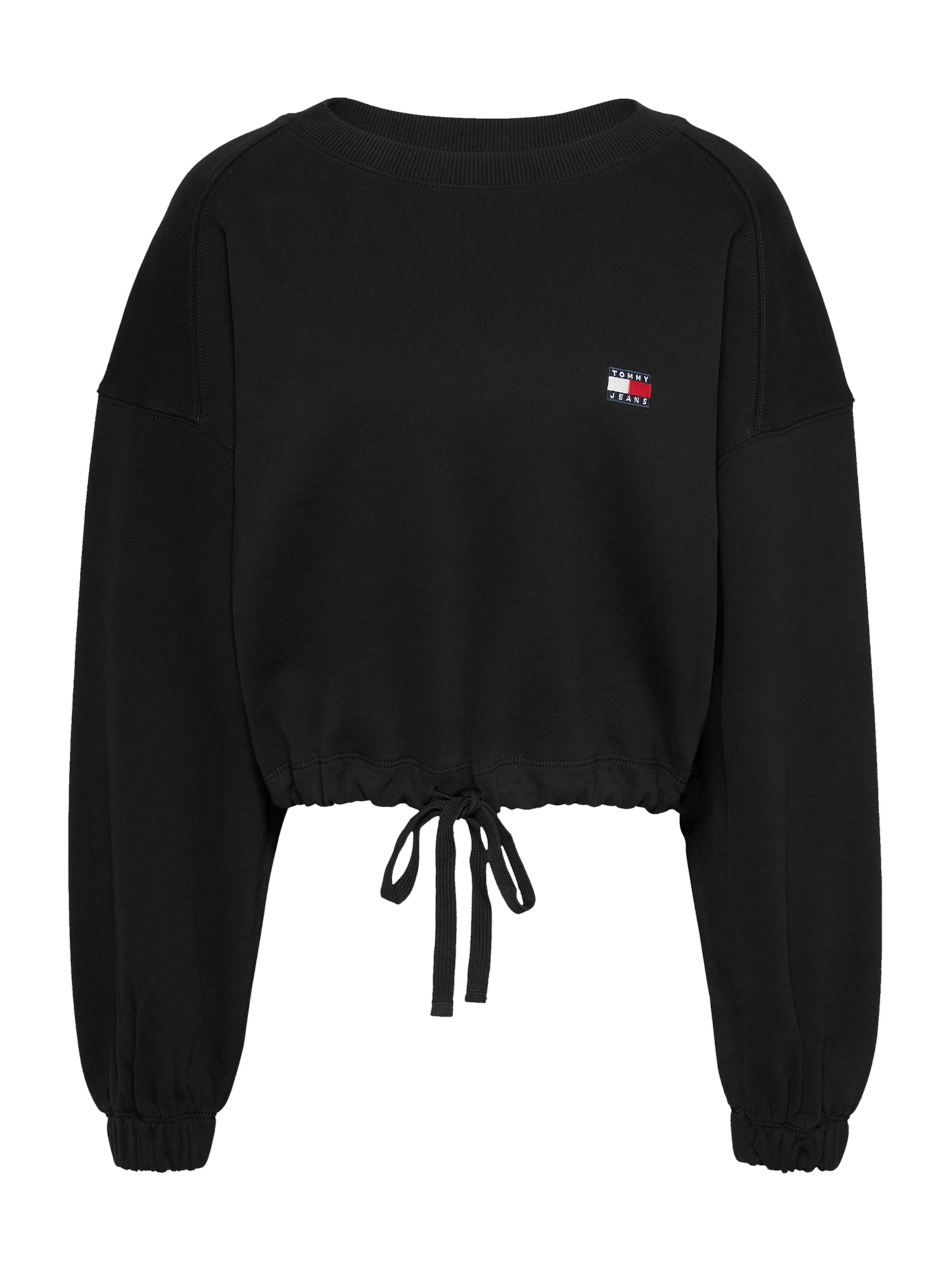 Tommy Jeans Μπλούζα φούτερ σε μαύρο: μπροστά