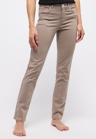 Angels Regular 5-Pocket-Hose in Braun: Vorderseite