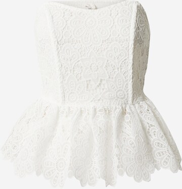 River Island - Top em branco: frente