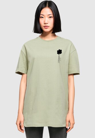 Merchcode - Camiseta en verde: frente