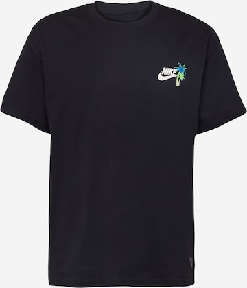 Nike Sportswear T-Shirt in Schwarz: predná strana