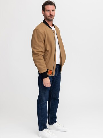 Bombers Winterjas 'TRACK MEN' in Beige