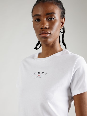 Tommy Jeans - Camisa 'ESSENTIAL' em branco