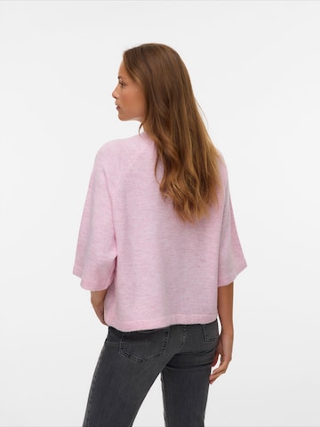 VERO MODA Sweater 'VMLEFILE' in Pink