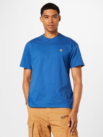 Carhartt WIP Koszulka 'Chase' w kolorze niebieski: przód