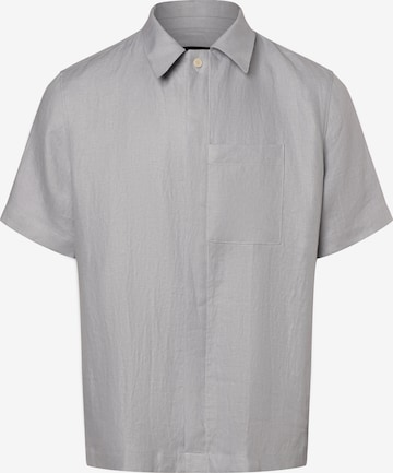 DRYKORN Regular fit Button Up Shirt 'Teed' in Grey: front