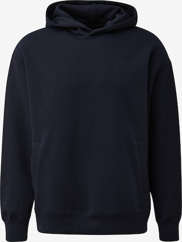 QS Sweatshirt in Blauw: voorkant