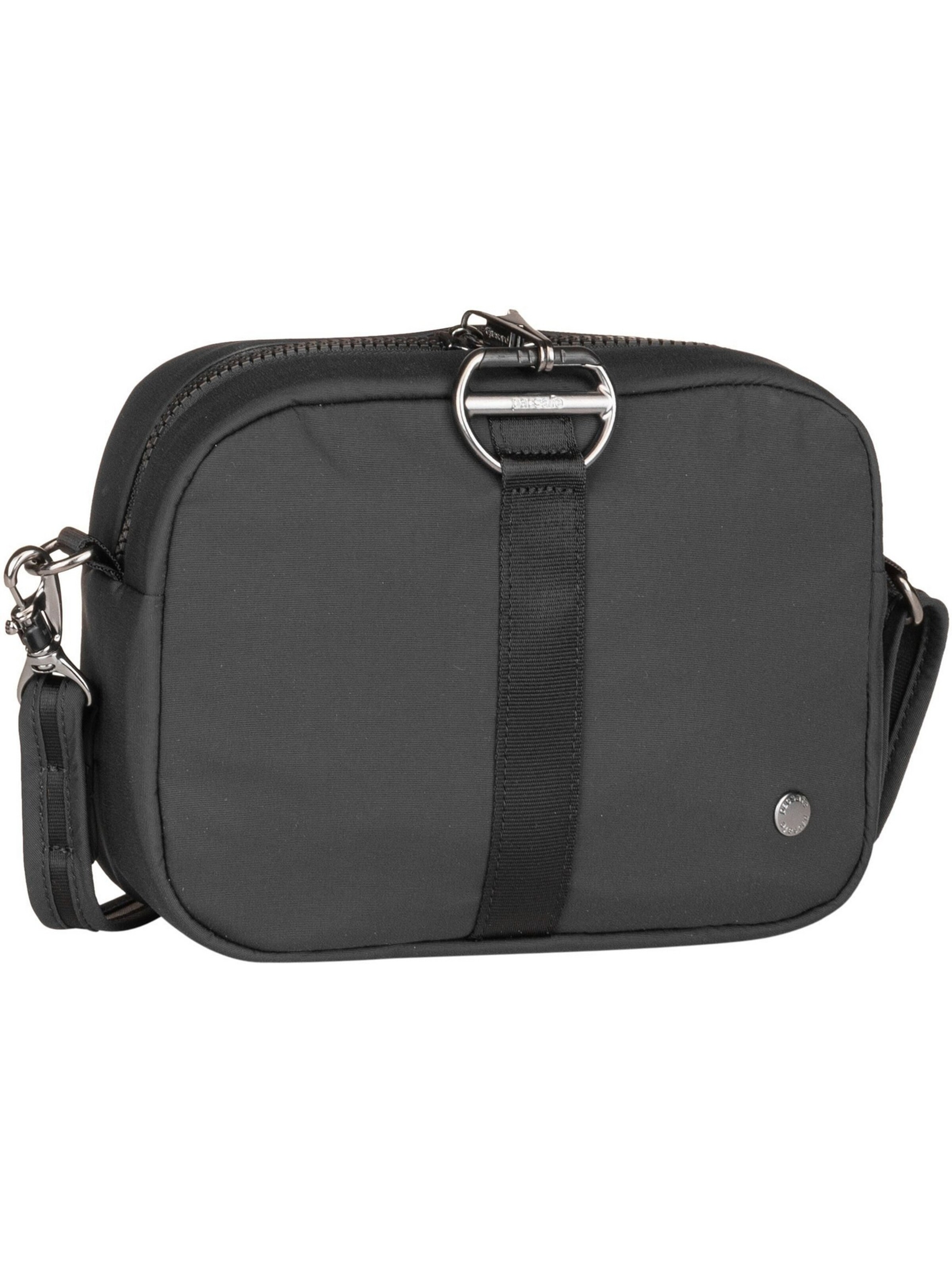 Borsa a tracolla 'CX Square' di Pacsafe in nero: frontale