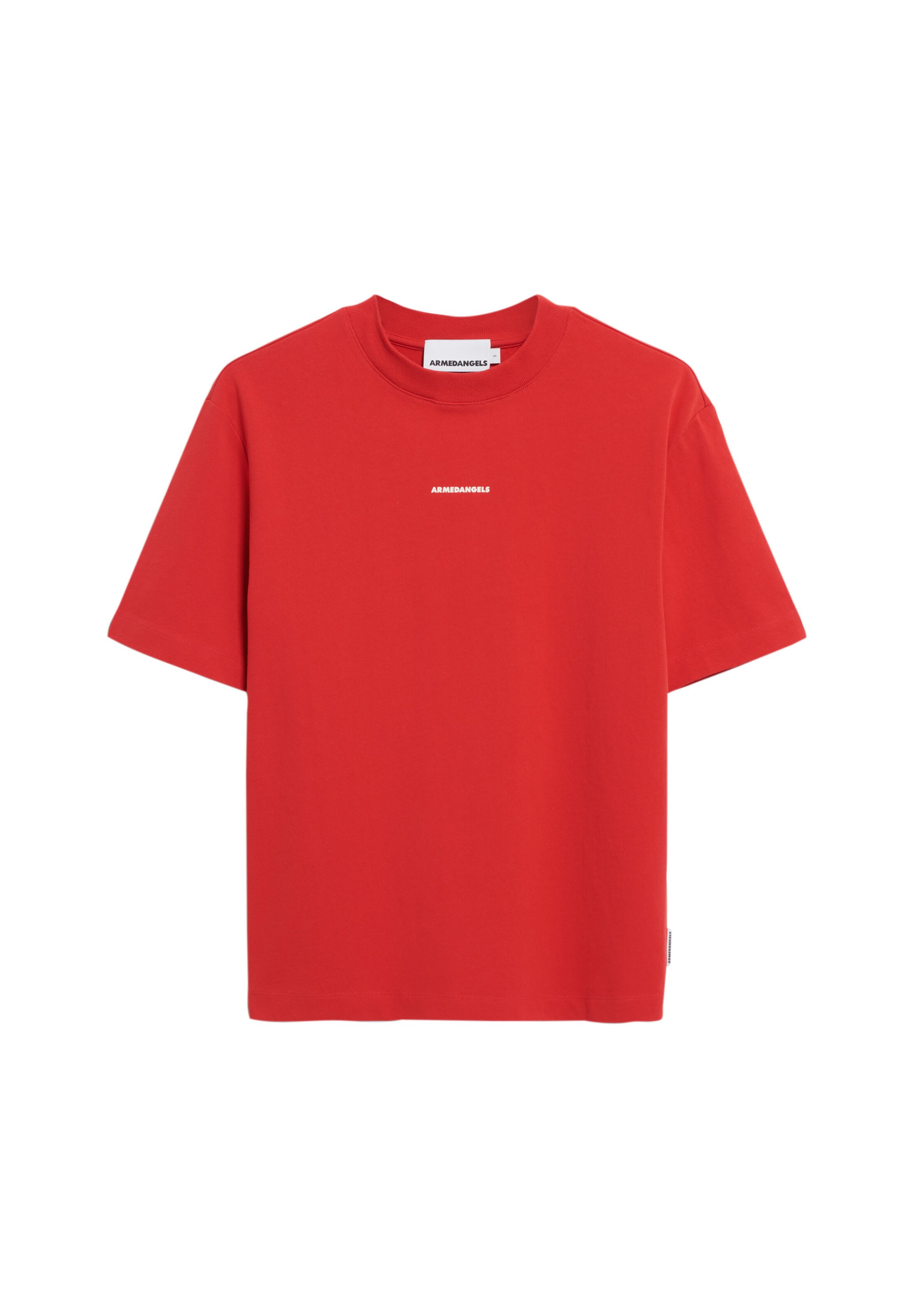 T-shirt 'Tarjaa' ARMEDANGELS en rouge : devant