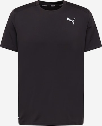 PUMA - Camiseta funcional en negro: frente