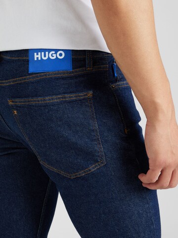 HUGO Skinny Jeans 'Zane' in Blau