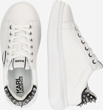 Sneaker low de la Karl Lagerfeld pe alb