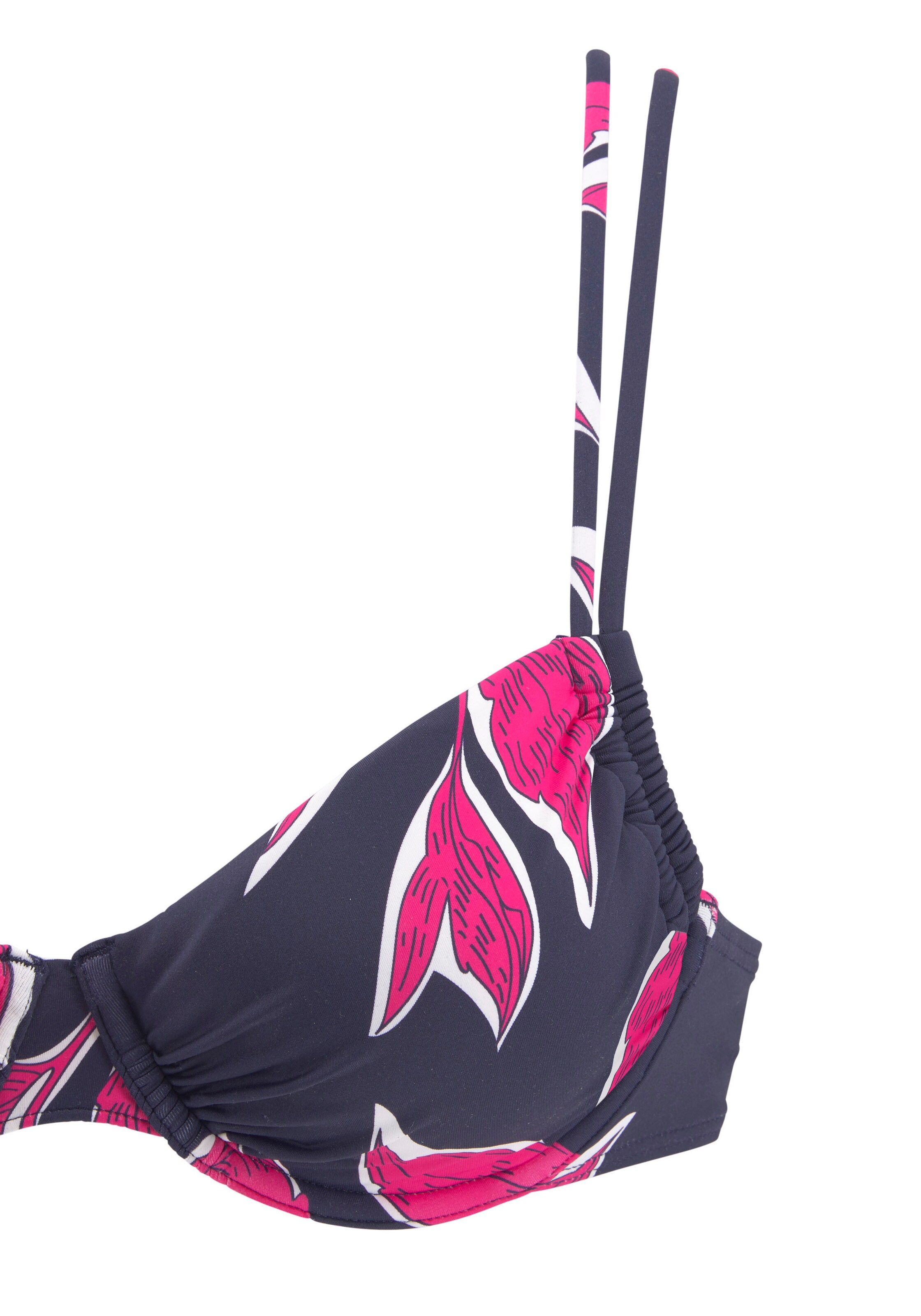 LASCANA Push-up Bikini top in Blue