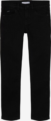 Slimfit Jeans 'Theo' di NAME IT in nero: frontale