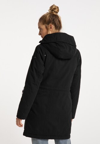 melns DreiMaster Vintage Ziemas parka