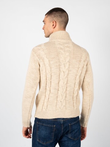 xagon man Sweter w kolorze beżowy