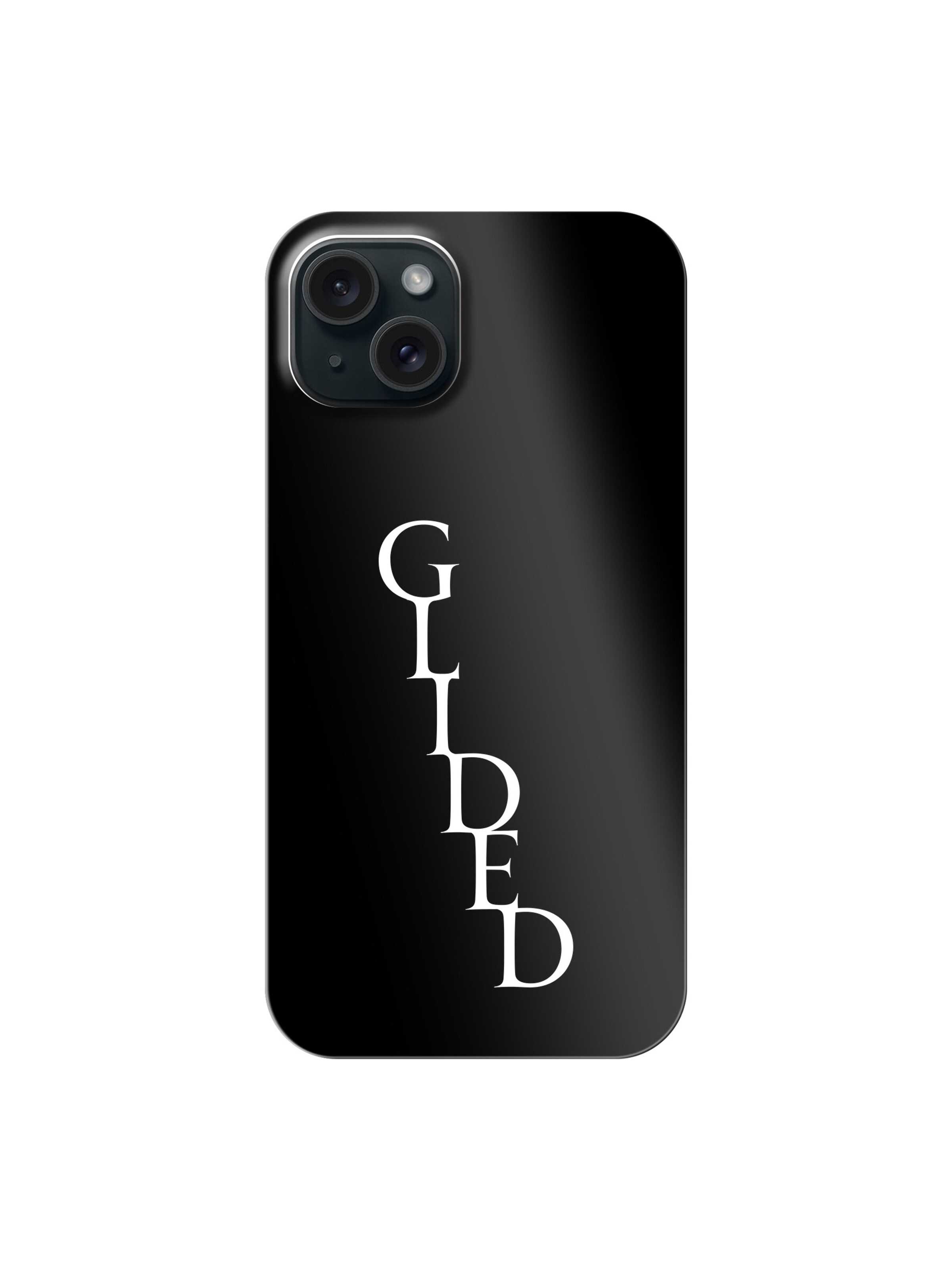 Glided Smartphonehülle 'Premium Glided Exclusiv Glided Handyhülle' in Schwarz