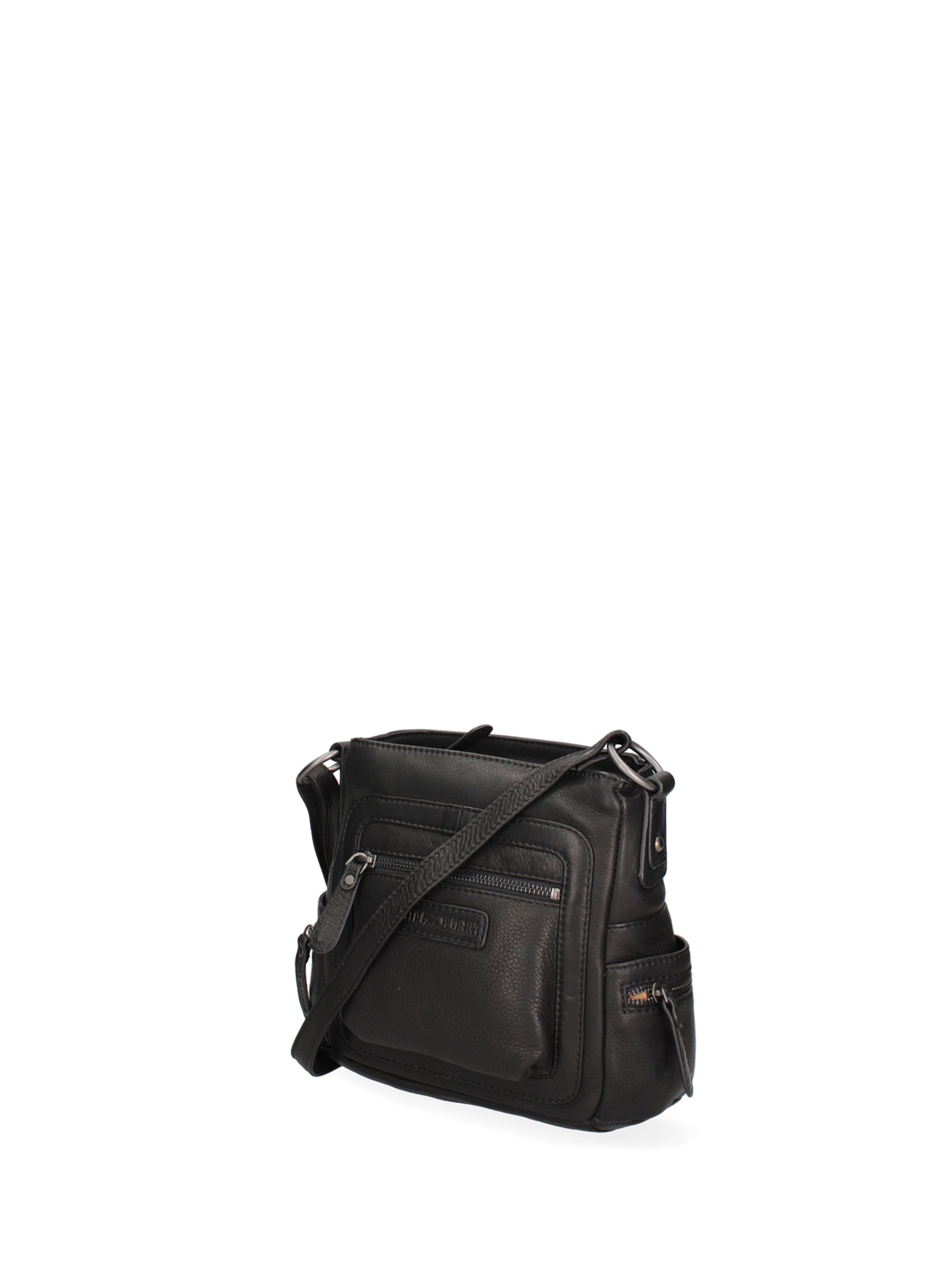 HILL BURRY Schoudertas in Zwart: voorkant